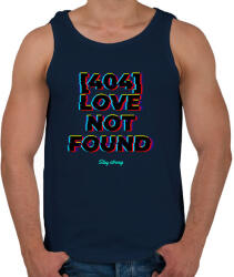 printfashion LOVE NOT FOUND - Férfi atléta - Sötétkék (10870440)