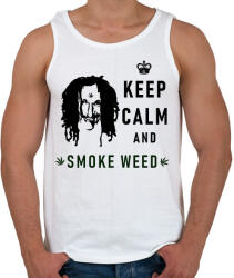 printfashion KEEP CALM2 - Férfi atléta - Fehér (1493421)