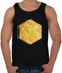 printfashion Hexagonal 2 - Férfi atléta - Fekete (345021)