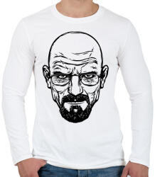 printfashion Breaking Bad Walter White - Férfi hosszú ujjú póló - Fehér (2030362)
