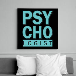 printfashion Psycho-logist - Vászonkép - Fekete (11635137)