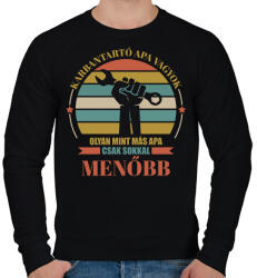 printfashion Karbantartó apa - Férfi pulóver - Fekete (13864999)