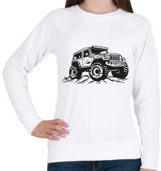 printfashion offroad - Női pulóver - Fehér (13788179)