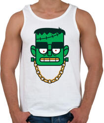 printfashion Frankenstein - Férfi atléta - Fehér (1868834)