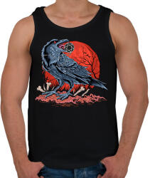 printfashion Holló - Férfi atléta - Fekete (13748013)
