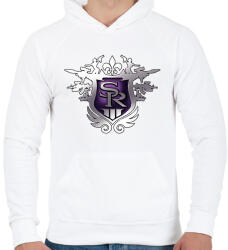 printfashion Saints Row logo - Férfi kapucnis pulóver - Fehér (1796516)