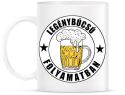 printfashion Legénybúcsú folyamatban - Bögre - Fehér (13564400)