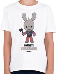 printfashion Guggimon - Fortnite Season 8 - Gyerek póló - Fehér (5697798)