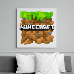 printfashion Minecraft - Vászonkép - Fehér (6622724)