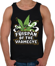 printfashion Fűispán of the vármegye! - Férfi atléta - Fekete (14819626)