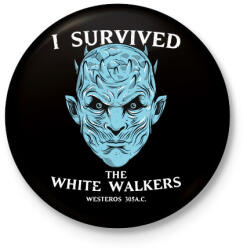 printfashion White Walkers - Kitűző, hűtőmágnes - Fekete (3097024)