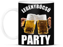 printfashion LEGÉNYBÚCSÚ PARTY - Bögre - Fekete (13578749)