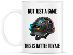 printfashion PUBG - This is Battle Royale (Fekete) - Bögre - Fehér (1283321)