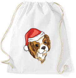 printfashion Karácsonyi kutyus - Sportzsák, Tornazsák - Fehér (10144071)