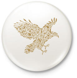 printfashion Barna sas - Kitűző, hűtőmágnes - Fehér (3074151)