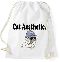 printfashion cat aesthetic - Sportzsák, Tornazsák - Fehér (12644185)