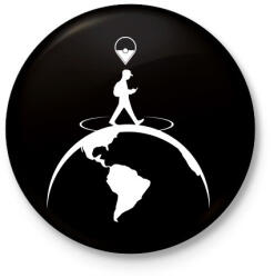 printfashion Pokemon Go - Kitűző, hűtőmágnes - Fekete (3098453)