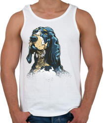 printfashion Kutya - Férfi atléta - Fehér (7625539)