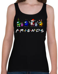 printfashion Among us - Friends - Női atléta - Fekete (3938967)