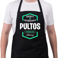 printfashion Pultos prémium minőség - Kötény - Fekete (4928896)