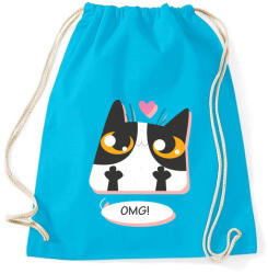 printfashion OMG - Sportzsák, Tornazsák - Surf blue (400639)