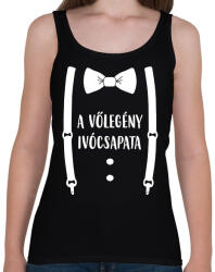 printfashion A vőlegény ivócsapata - Női atléta - Fekete (1730984)