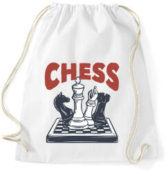 printfashion Sakk - Chess - Sportzsák, Tornazsák - Fehér (7313642)