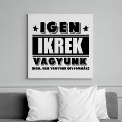 printfashion Ikrek vagyunk (fekete) - Vászonkép - Fehér (10921988)
