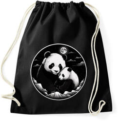 printfashion panda - Sportzsák, Tornazsák - Fekete (14904649)