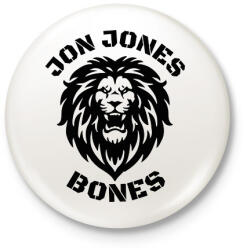 printfashion Jon Jones Bones - Kitűző, hűtőmágnes - Fehér (14853685)