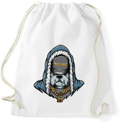 printfashion Gangster Bulldog - Sportzsák, Tornazsák - Fehér (3620941)