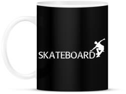 printfashion Skateboard - Bögre - Fekete (2564575)