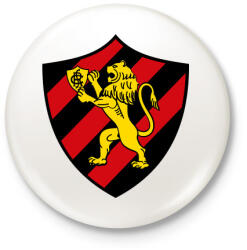 printfashion Escudo Logo - Kitűző, hűtőmágnes - Fehér (3076601)