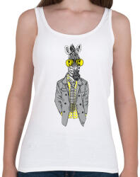printfashion Hipster Zebra - Női atléta - Fehér (1247555)