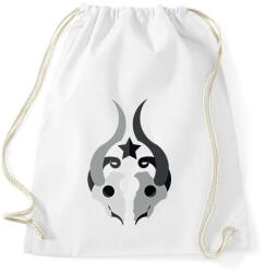 printfashion goat-skull - Sportzsák, Tornazsák - Fehér (2252103)
