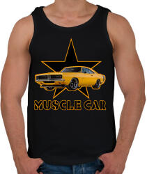 printfashion Muscle car - Férfi atléta - Fekete (13311326)