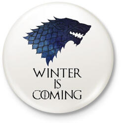 printfashion Game of Thrones - Kitűző, hűtőmágnes - Fehér (3080615)