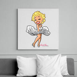 printfashion marilyn-monroe-png-2300195 - Vászonkép - Fehér (6634541)