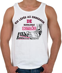 printfashion Boka sérülés /rose/ - Férfi atléta - Fehér (424806)