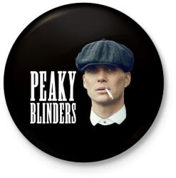 printfashion Peaky Blinders - Kitűző, hűtőmágnes - Fekete (3102693)