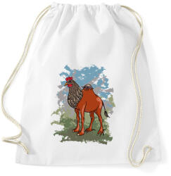 printfashion A kendermagos teve - Sportzsák, Tornazsák - Fehér (5690252)