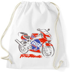 printfashion fb1 - Sportzsák, Tornazsák - Fehér (2901450)
