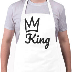 printfashion King - Páros minta - Kötény - Fehér (6084471)