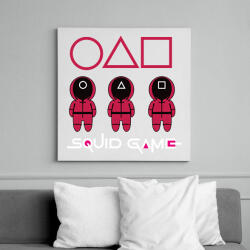 printfashion Squid game - nyerd meg az életed 04 - Vászonkép - Fehér (6638524)