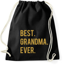 printfashion Legjobb Nagyi - Sportzsák, Tornazsák - Fekete (333014)