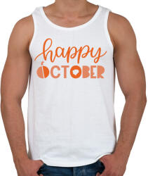 printfashion Happy October - Férfi atléta - Fehér (1853936)