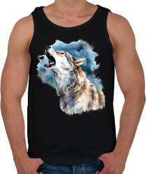 printfashion Farkas - Férfi atléta - Fekete (16517891)