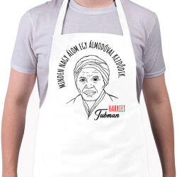 printfashion Harriet Tubman idézet - Kötény - Fehér (8538145)
