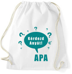 printfashion kérdezd anyát - Sportzsák, Tornazsák - Fehér (1506528)
