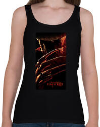 printfashion Nightmare on Elm street - Női atléta - Fekete (14959410)